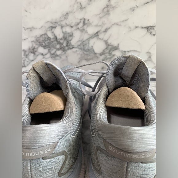 ASICS Women's Gel-Cumulus 23 Piedmont Grey White Running Sz 7 - Picture 4 of 10